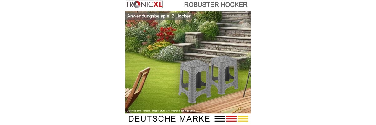 Garten Hocker - Jetzt neu bei Eurosell - Garten Hocker - Jetzt neu bei Eurosell Onlineshop kaufen