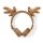 Kabelgebundene Kopfhörer | 1,2 m rundes Kabel | On-Ear | Abnehmbare magnetische Ohren | Rudy Reindeer | Braun