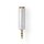 High End Klinkenstecker 6,35mm buchse 3,5mm Stecker Klinke Adapter vergoldet Audio