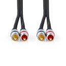 Stereo-Audiokabel | 2 x Cinch-Stecker – 2 x...