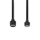 USB TYP C für Apple Lighting Adapter 8 Pin 1 Meter Ladekabel Highend 60W 20V 3A