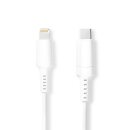 Apple Lightning-Kabel | Apple Lightning-Stecker, 8-polig – USB-C™ | 2,0 m | Weiß