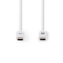 USB-3.1-Kabel | USB-C™-Stecker auf USB-C™-Stecker | 2,0 m | Weiß