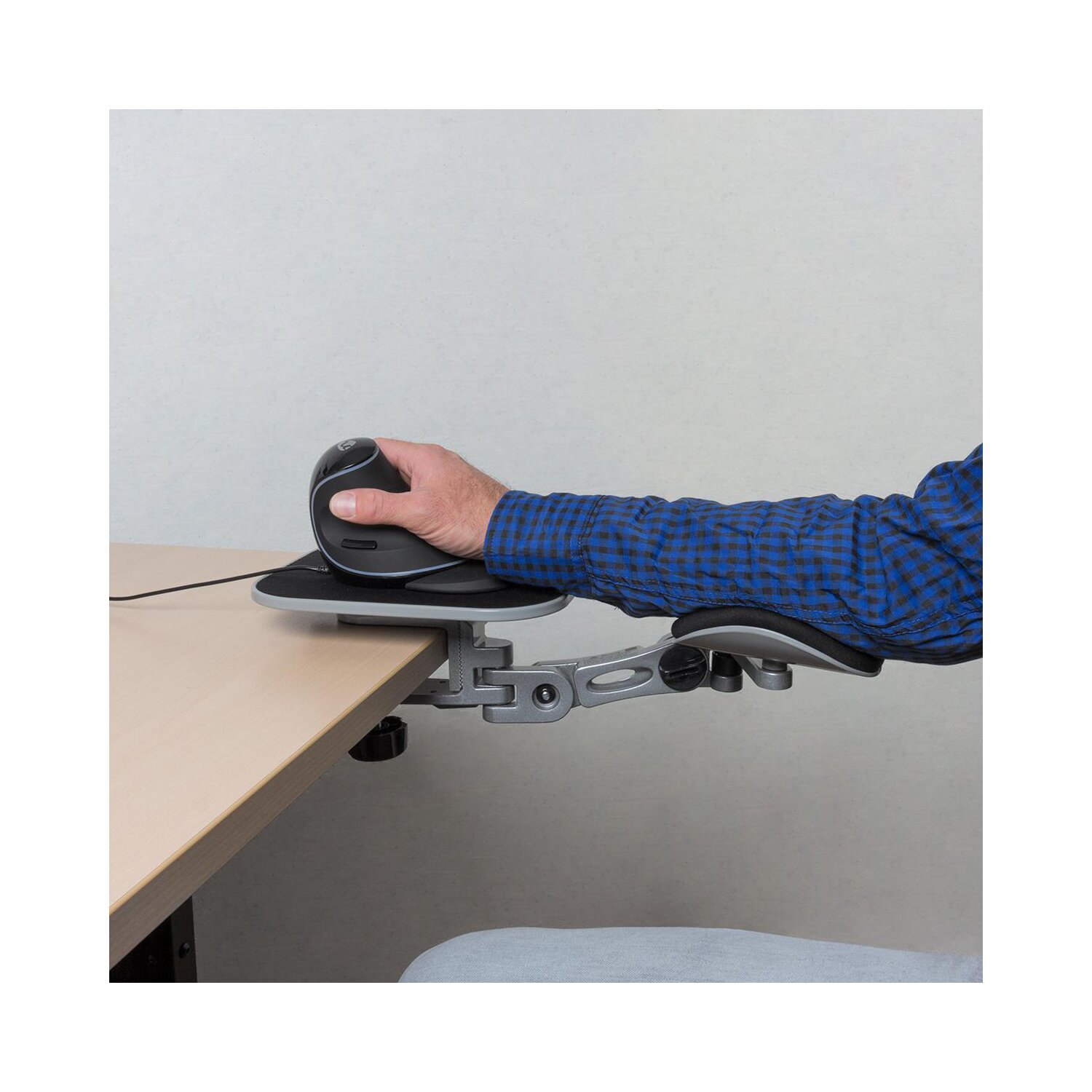 Urcover® Ergonomische Schreib Tisch Arm Auflage 180° drehbar Armlehne Komfort 