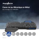 Mechanische Gaming-Tastatur | RGB-Beleuchtung | Französiches Layout | Metallausführung