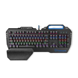 Mechanische Gaming-Tastatur | RGB-Beleuchtung | US International | Metallausführung