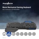 Mechanische Gaming-Tastatur | RGB-Beleuchtung | US International | Metallausführung