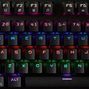 Mechanische Gaming-Tastatur | RGB-Beleuchtung | US International | Metallausführung