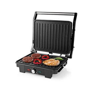 Kontaktgrill Elektrisch Elektro Tisch Grill Ober- und Unterhitze Steak BBQ Balkon