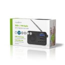 DAB+-Radio | 3,6 W | UKW | Uhr- und Alarmfunktion | Schwarz