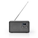 DAB+-Radio | 4,5 W | UKW | Uhr- und Alarmfunktion | Schwarz