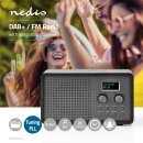 DAB+-Radio | 4,5 W | UKW | Uhr- und Alarmfunktion | Schwarz