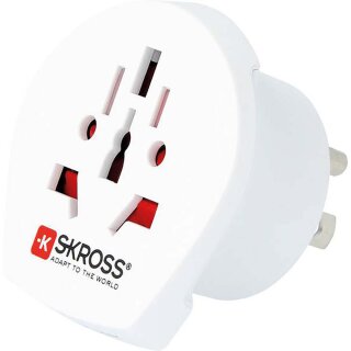 World -> USA Reisestecker Adapter Steckdose mit Schutzkontakt Steckdosen Stecker