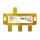 3-fach Antennen-verteiler F-Stecker DC-Durchlass TV Kabelfernsehen Splitter HD 3D 4K digital SAT Weiche