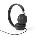 Kabelgebundene Stoff-Kopfhörer | On-Ear | 1,2-m-Audiokabel | Anthrazit/Schwarz