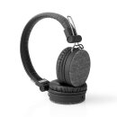 Kabelgebundene Stoff-Kopfhörer | On-Ear | 1,2-m-Audiokabel | Anthrazit/Schwarz