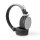 Stoff-Bluetooth®-Kopfhörer | On-Ear | 18 Stunden Wiedergabezeit | Grau / Schwarz