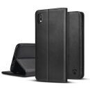 Bookcase mit Portemonnaie für Samsung Galaxy A10e | Schwarz