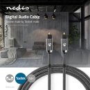 1m Highend Digital Toslink Audio flexibles Kabel Geflecht...