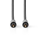 1m Highend Digital Toslink Audio flexibles Kabel Geflecht zb für PS4 PS5 TV