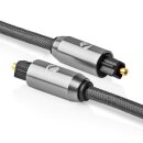 2m Highend Digital Toslink Audio flexibles Kabel Geflecht zb für PS4 PS5 TV
