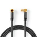 2m Winkelstecker 4K 8K 100Hz 100dB Antenntenkabel Highend...