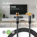 2m Winkelstecker 4K 8K 100Hz 100dB Antenntenkabel Highend...