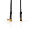 2m Winkelstecker 4K 8K 100Hz 100dB Antenntenkabel Highend Koax Koaxial Coax