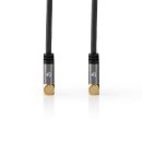 2m Winkelstecker 4K 8K 100Hz 100dB Antenntenkabel Highend Koax Koaxial Coax