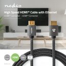 1m 4K 60Hz Highend HDMI-Kabel mit Ethernet Vollmetall...