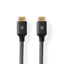 2m 4K 60Hz Highend Alu HDMI-Kabel mit Ethernet Profi...