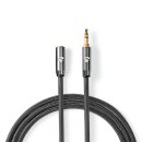 3m Verlängerungskabel Klinke Stecker Buchse 3,5mm 24k HD Audio High End Vollmetall