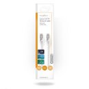 CAT 8.1 S/FTP-Netzwerkkabel | RJ45-Stecker an RJ45-Stecker | 1,0 m | Weiß