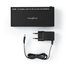 HDMI Splitter mit Verstärker 1 Eingang - 2 Ausgang Verteiler HD-TV 4K PC