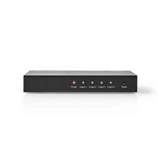 1:4 Splitter HDMI Verteiler Weiche 4K Ultra HD-TV PC mit Verstärker Video