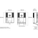 Profi Elektro Luftentfeuchter elektrisch Luft Entfeuchter Bad Haus Zimmer