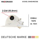 Maxorado ZS1 Kehrschaufel Kehrichtklappe für Zentralstaubsauger saugende Kehrschaufel mit Kippmechanik