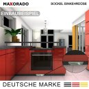 Maxorado ZS1 Kehrschaufel Kehrichtklappe für Zentralstaubsauger saugende Kehrschaufel mit Kippmechanik