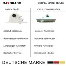 Maxorado ZS1 Kehrschaufel Kehrichtklappe für Zentralstaubsauger saugende Kehrschaufel mit Kippmechanik