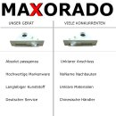 Maxorado Set ZS5 für Zentralstaubsauger - Sockeldüse + Einbau Kit + Edelstahl Blende