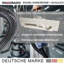 Maxorado Set ZS4 für Zentralstaubsauger - Sockeldüse + Einbau Kit