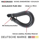 Maxorado Set ZS4 für Zentralstaubsauger - Sockeldüse + Einbau Kit