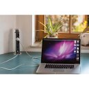 Einbau Steckdosenleiste Schreibtisch versenkbar 3fach + 2x CAT6 RJ45 + 2x USB