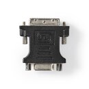 DVI-VGA-Adapter | 24+1-poliger DVI-D-Stecker – VGA-Buchse | Schwarz