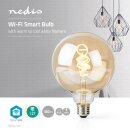 XXL WLAN SMART LED Lampe Glühbirne Retro Design E27 G125 5,5W für Alexa Zubehör