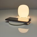 LED Nachtlicht Touch-Bedienung mit Qi Ladegerät für Smartphone Nachttisch Lampe