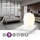 LED Nachtlicht Touch-Bedienung mit Qi Ladegerät für Smartphone Nachttisch Lampe
