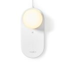 LED Nachtlicht Touch-Bedienung mit Qi Ladegerät für Smartphone Nachttisch Lampe