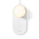 LED Nachtlicht Touch-Bedienung mit Qi Ladegerät für Smartphone Nachttisch Lampe