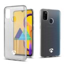 Bumper Case Jelly Schutzhülle Tasche für Samsung Galaxy M30S Transparent